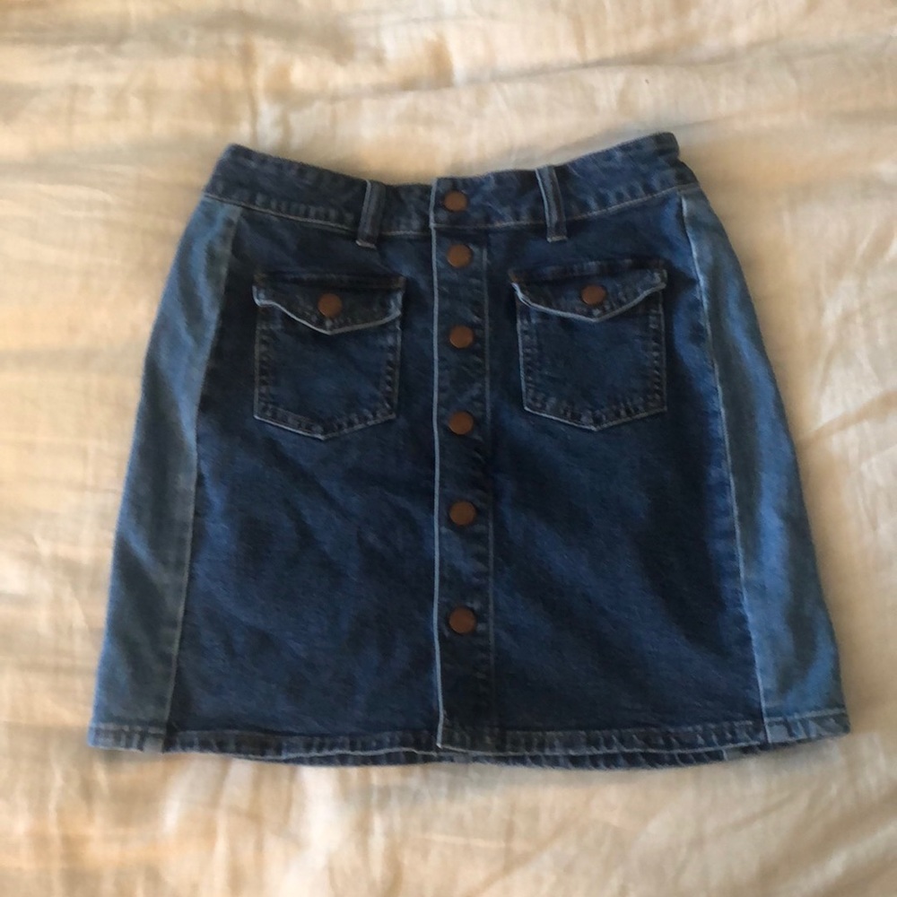 Madewell Jean skirt